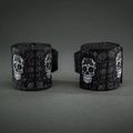 Boxing wraps Venum Santa Muerte Handwraps 450 cm black/white 2