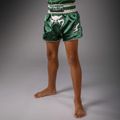 Children's training shorts Venum Inferno Muay Thai forest green/off white 4