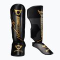 Shin and foot guards Venum Ringhorns Charger Shin black/gold 2