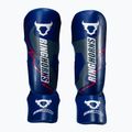 Shin and foot guards Venum Ringhorns Charger Shin navy blue/red