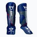 Shin and foot guards Venum Ringhorns Charger Shin navy blue/red 2