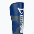 Shin and foot guards Venum Ringhorns Charger Shin navy blue/red 6