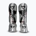 Shin and foot guards Venum Ringhorns Charger Shin silver/black 2