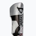 Shin and foot guards Venum Ringhorns Charger Shin silver/black 3