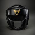 Boxing headguard Venum Ringhorns Charger Headgear black/gold 2