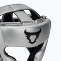 Boxing headguard Venum Ringhorns Charger Headgear silver/black 4