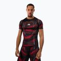 Men's rashguard Venum Matupa Short Sleeve black/red/silver