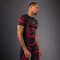 Men's rashguard Venum Matupa Short Sleeve black/red/silver 3