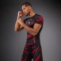 Men's rashguard Venum Matupa Short Sleeve black/red/silver 4