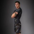 Men's rashguard Venum Matupa Short Sleeve black/grey/gold 5