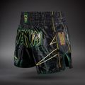Men's training shorts Venum Matupa Muay Thai black/green/gold 4