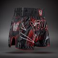 Men's training shorts Venum Matupa Muay Thai black/red/silver 3