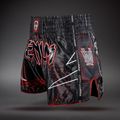 Men's training shorts Venum Matupa Muay Thai black/red/silver 4