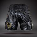 Men's training shorts Venum Matupa Muay Thai black/grey/gold 2