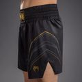 Men's boxing shorts Venum Streamline Boxing black/gold 5