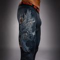 Men's training leggings Venum Thunder Dragon Spats Black/Grey/Copper 5