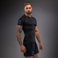 Men's rashguard Venum Thunder Dragon black/royal blue 3
