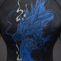 Men's rashguard Venum Thunder Dragon black/royal blue 5