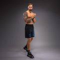 Men's training shorts Venum Thunder Dragon Training Black/Royal Blue 4