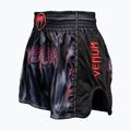 Men's training shorts Venum Demon Muay Thai black/grey 3