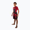 Children's training shorts Venum Attack black/red 2