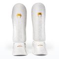 Shin guards Venum Contender 1.5 XT 3D Shin white/gold 4