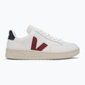 Women's shoes VEJA V-12 Leather white/marsala/nautico 2