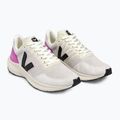 VEJA Marlin V-Knit women's running shoes chalk/black/ultraviolet 8