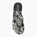 ROXY Viva Stamp II women's flip flops black/white 5