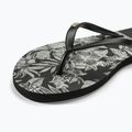 ROXY Viva Stamp II women's flip flops black/white 7