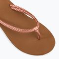 Women's flip flops ROXY Costas 2021 rose gold 7