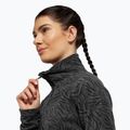 Women's snowboard sweatshirt ROXY Cascade 2021 true black zebra print 5