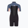 Children's swimming foam ROXY 2/2 Prologue Girl BZ SS SP FL 2021 cloud black/powderdgrey/sunglow 2