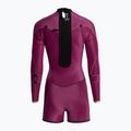 Women's wetsuit ROXY 2/2 Syncro LS BZ QLCK 2021 jet gry/coral flme/temple gold 5