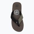 Men's Billabong All Day Impact flip flops chocolate MFOT1BAD-CHO 5
