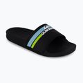 Children's flip-flops Quiksilver Rivi Slide black/orange/blue