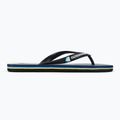 Men's flip flops Quiksilver Molokai Newwave black/blue/blue 2
