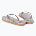 Women's flip flops ROXY Bermuda Print J 2021 white/tan 3