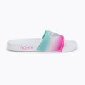 Children's flip-flops ROXY Slippy Neo G 2021 white/crazy pink/turquoise 2