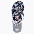 Children's flip flops ROXY Pebbles VII G 2021 white/stripe 6