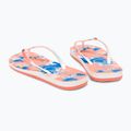 Children's flip flops ROXY Pebbles VII 2021 blue coral 3