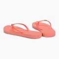 Women's flip flops ROXY Viva IV 2021 hot coral 3