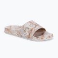 Women's flip-flops ROXY Slippy Printed 2021 white/tan