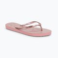 Women's flip flops ROXY Viva Sparkle 2021 rose gold