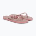 Women's flip flops ROXY Viva Sparkle 2021 rose gold 5