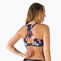Swimsuit top ROXY Active Crop Top 2021 anthracite/floral flow 3