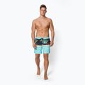 Quiksilver men's Ocean Division 17" light blue swim shorts EQYJV03891-BGD6 2