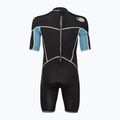 Quiksilver men's 2/2 Capsule Saturn SS SP black/provincial blue wetsuit 3