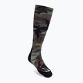 Men's snowboard socks DC Summit woodland camo green