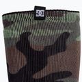 Men's snowboard socks DC Summit woodland camo green 3